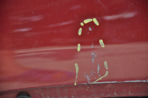 Четверть крыло задняя правая VW Tiguan 09-17 красная на кузове, тычки