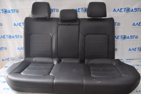 Задний ряд сидений 2 ряд VW Passat b7 12-15 USA кожа черн