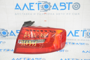 Ліхтар зовнішній крило правий Audi A4 B8 13-16 рест седан LED, подряпина