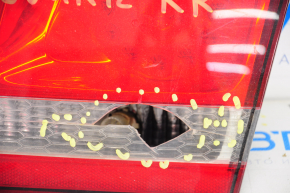 Фонарь внутренний дверь багажника правый Dodge Journey 11- LED светлый, разбито стекло