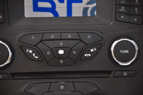 Панель управления радио Ford Fusion mk5 13-20 SYNC 1, затерты кнопки