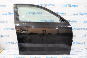 Двері голі перед правими VW Passat b7 12-15 USA чорний L041, дефект накладки