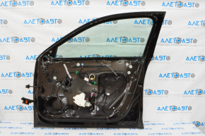 Дверь голая передняя правая VW Passat b7 12-15 USA черный L041, дефект накладки