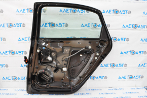 Дверь в сборе задняя правая VW Passat b7 12-15 USA черный L041, дефект накладки