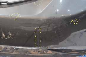Бампер передний голый Nissan Murano z52 15-18 дорест графит сломано крепление, царапины, потертости