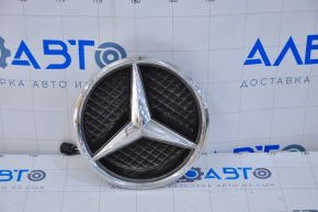 Эмблема решетки радиатора grill Mercedes CLA 14-19 с подсветкой, слом креп
