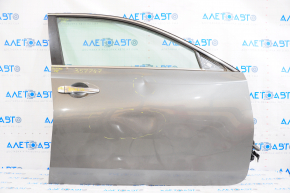 Дверь в сборе передняя правая Nissan Altima 13-18 графит KAD, keyless, вмятины