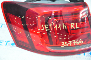 Ліхтар зовнішній крило лівий VW Jetta 12-14 USA led, hybrid, подряпини