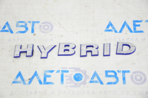 Эмблема надпись HYBRID крышки багажника VW Jetta 11-18 USA, hybrid