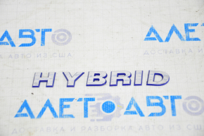Эмблема надпись HYBRID крыло передняя правая VW Jetta 11-18 USA, hybrid