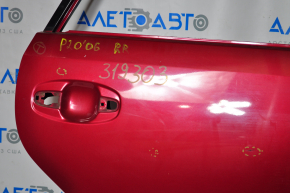 Дверь голая задняя правая Toyota Prius 20 04-09 красный 3R3 вмятины, тычки