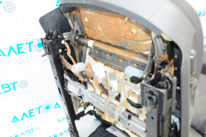 Водительское сидение Toyota Camry v70 18- без airbag, электро, тряпка серое, ржавый каркас, треснул пластик