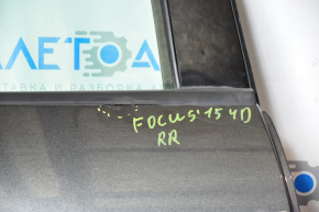 Двері в зборі зад прав Ford Focus mk3 11-18 графіт J7 хутро скло, дрібна вм'ятина