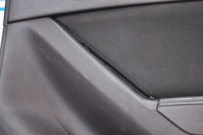 Обшивка двери карточка задняя правая Mazda CX-5 13-16 черн, мелкие царапины