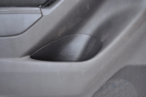 Обшивка дверей картка задня ліва Mazda CX-5 13-16, чорний, дрібні подряпини