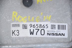 Блок ECU компьютер двигателя Nissan Rogue 14-16 NEC004-011 надлом фишки