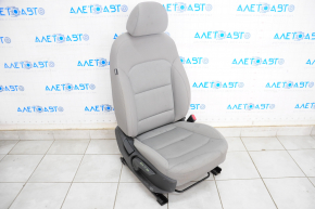 Пасажирське сидіння Hyundai Elantra AD 17-20 без airbag, механічна ганчірка сіра, під хімчистку