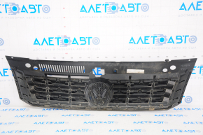 Решетка радиатора grill со значком VW Passat b7 12-15 USA вздулся хром, сломано крепление