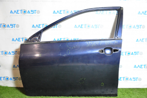 Дверь голая передняя левая Toyota Camry v55 15-17 usa синий 8W6, вмятинки, крашеная