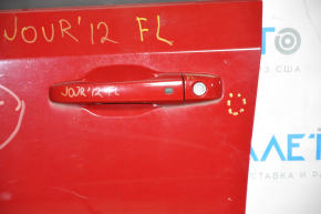 Дверь в сборе передняя левая Dodge Journey 11- красный PR1, тычки