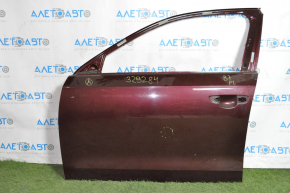 Дверь голая передняя левая VW Passat b7 12-15 USA красный LQ3Z, вмятинка