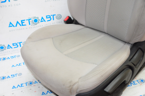 Водійське сидіння Hyundai Sonata 15-17 без airbag, механіч, ганчірка сіра, подряпини, під хімчистку