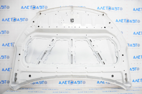 Капот голый Hyundai Santa FE Sport 13-18 белый SWP, замяты углы, вмятина