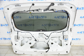 Дверь багажника голая со стеклом Hyundai Santa FE Sport 13-16 белый SWP прижата
