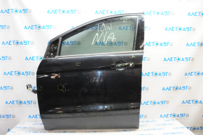 Дверь в сборе передняя левая Ford Escape MK3 13- черный UH, вмятины, потрескана боковая накладка