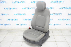 Сидіння водія Hyundai Santa FE Sport 13-16 дорест, без airbag, електро, ганчірка, сіре