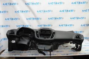Торпедо передня панель AIRBAG Ford Escape MK3 13-16 дорест, тріщини, вм’ятини, подряпини