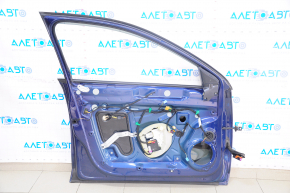 Дверь в сборе передняя левая VW Jetta 11-18 USA синий LP5W, keyless, тычка