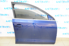 Дверь в сборе передняя правая VW Jetta 11-18 USA синий LP5W, keyless, тычки