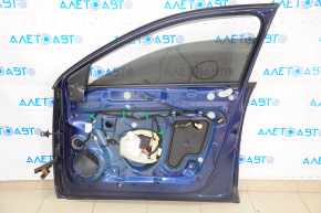 Дверь в сборе передняя правая VW Jetta 11-18 USA синий LP5W, keyless, тычки