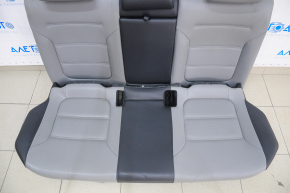 Задний ряд сидений 2 ряд VW Jetta 11-18 USA кожа сер+черн