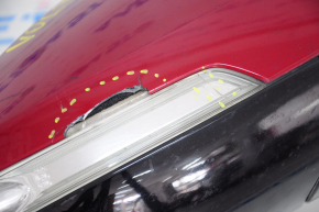 Дзеркало бічне праве Chevrolet Volt 11-15 7 пінів, поворотник, червоне, скол на накладці, тріщина на поворотнику