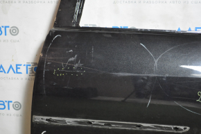 Дверь голая задняя левая Chevrolet Malibu 13-15 под молдинг, графит GAR тычки