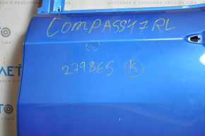 Дверь голая задняя левая Jeep Compass 17- синий PBJ, тычка