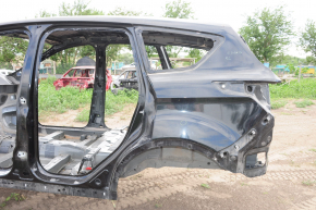 Чверть крило задня ліва Ford Escape MK3 13- чорна на кузові, тичка