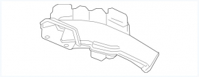 Acura MDX 14-16 Задній повітрозабірник підходить