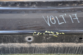 Четверть передняя левая Chevrolet Volt 16- черная с центр стойкой, погнут лонжерон, тычки