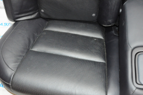 Задній ряд сидінь 2 ряд Lexus ES300h ES350 13-18 з airbag, шкіра чорна, без підголівників, подряпина, тичка