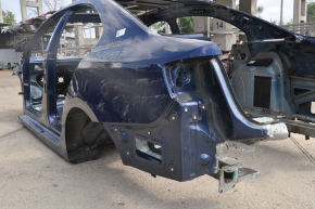 Четверть крыло задняя левая VW Jetta 11-18 USA синяя, на кузове, тычка