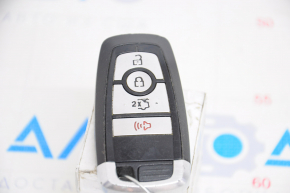 Ключ smart Ford Fusion mk5 17-20 4 кнопки без автозапуску. потертий