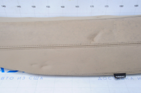 Подушка безпеки airbag сидіння зад прав Hyundai Azera 12-17 шкіра беж, прим'ята шкіра, під хімічне чищення