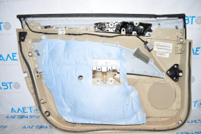 Обшивка дверей картка перед прав Ford Fusion mk5 17-20 ганчірка, беж, під чищення