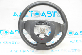 Руль голый Nissan Leaf 13-17 кожа черн с подогревом, царапины