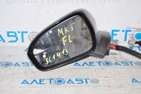 Зеркало боковое левое Ford Fusion mk5 13- 7 пинов, поворотник, подогрев, графит