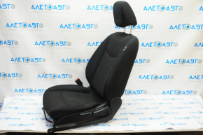 Водительское сидение Nissan Leaf 13-17 без airbag, механич, подогрев, тряпка черн