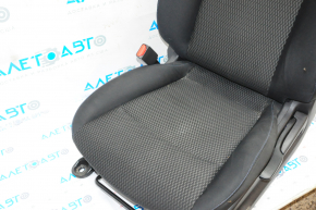 Водійське сидіння Nissan Leaf 13-17 без airbag, механіч, підігрів, ганчірка чорн